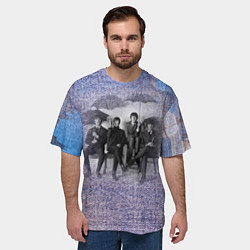 Футболка оверсайз мужская The Beatles - Liverpool - England, цвет: 3D-принт — фото 2