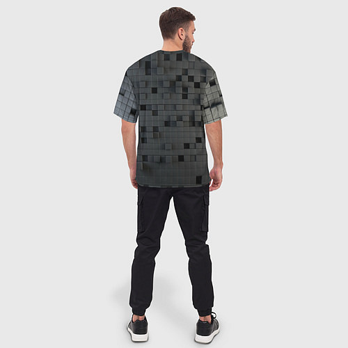 Мужская футболка оверсайз Minecraft - character - video game / 3D-принт – фото 4