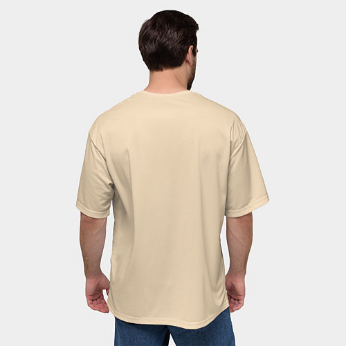 Мужская футболка оверсайз Хоба / 3D-принт – фото 4