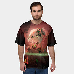 Футболка оверсайз мужская Нахида из Genshin Impact, цвет: 3D-принт — фото 2