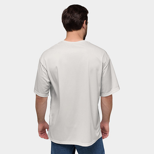 Мужская футболка оверсайз Bullet train / 3D-принт – фото 4