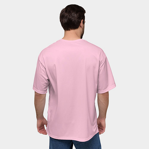 Мужская футболка оверсайз New year pinguin / 3D-принт – фото 4