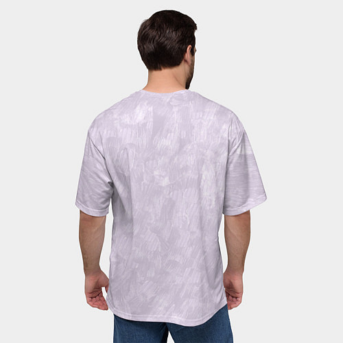 Мужская футболка оверсайз Портрет Тома Харди в геометрическом стиле / 3D-принт – фото 4