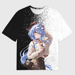 Футболка оверсайз мужская Гань юй в современности, цвет: 3D-принт