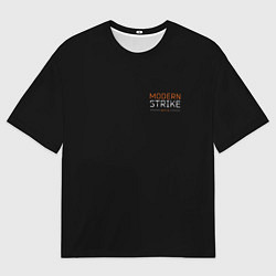 Футболка оверсайз мужская Logo Modern strike online, цвет: 3D-принт