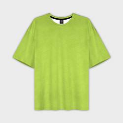 Футболка оверсайз мужская Текстурированный ярко зеленый салатовый, цвет: 3D-принт
