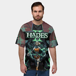 Футболка оверсайз мужская Мелиноя и Геката hades 2, цвет: 3D-принт — фото 2