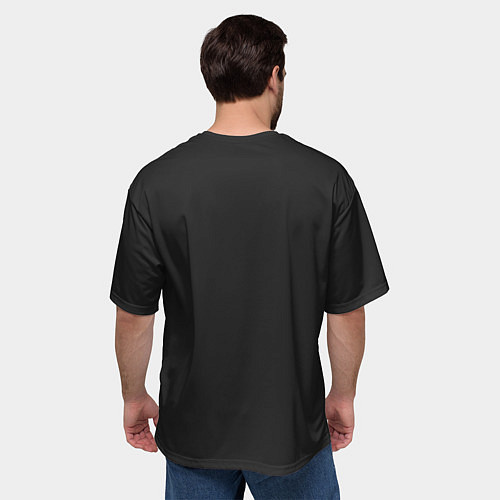 Мужская футболка оверсайз Кальцифер арт / 3D-принт – фото 4