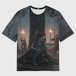 Мужская футболка оверсайз Элли в засаде