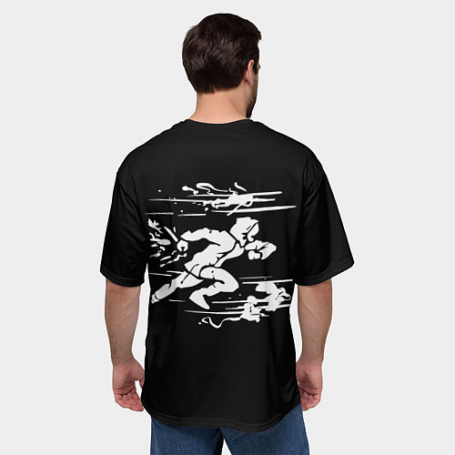 Мужская футболка оверсайз Dead by daylight - Легион / 3D-принт – фото 4