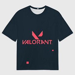 Футболка оверсайз мужская Valorant игрок, цвет: 3D-принт