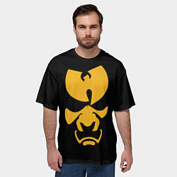 Футболка оверсайз мужская Wu-Tang Clan samurai, цвет: 3D-принт — фото 2