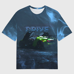 Футболка оверсайз мужская Drive civetta, цвет: 3D-принт