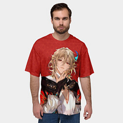 Футболка оверсайз мужская Genshin Impact Kaveh, цвет: 3D-принт — фото 2