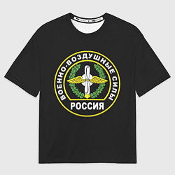 Футболка оверсайз мужская ВВС - Россия, цвет: 3D-принт
