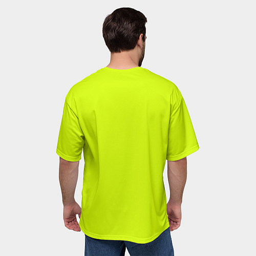 Мужская футболка оверсайз Pixel paths / 3D-принт – фото 4