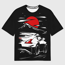 Футболка оверсайз мужская Nissan 370Z, цвет: 3D-принт