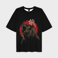 Мужская футболка оверсайз Japanese bear