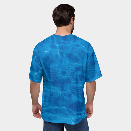 Мужская футболка оверсайз Subnautica приключение / 3D-принт – фото 4
