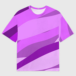 Мужская футболка оверсайз Сиреневый вечер