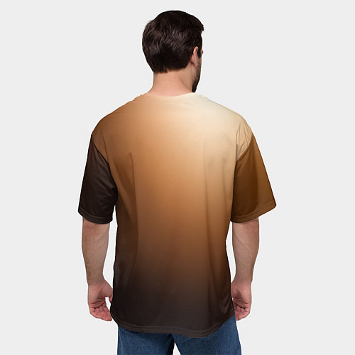 Мужская футболка оверсайз Любовь и корги / 3D-принт – фото 4