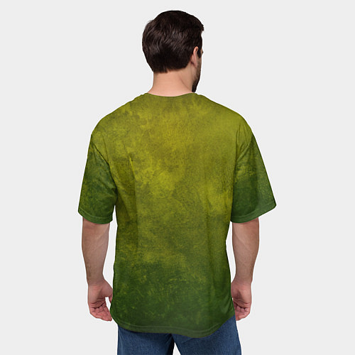 Мужская футболка оверсайз Растаман / 3D-принт – фото 4
