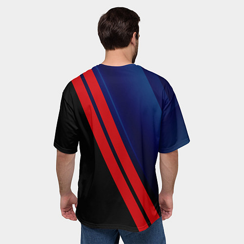 Мужская футболка оверсайз Американский маслкар Pontiac Firebird 3 поколение / 3D-принт – фото 4