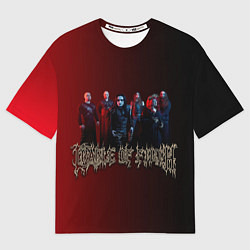 Футболка оверсайз мужская Cradle of Filth band, цвет: 3D-принт