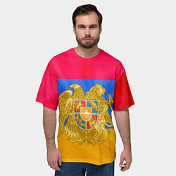 Футболка оверсайз мужская Солнечная Армения, цвет: 3D-принт — фото 2