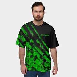 Футболка оверсайз мужская Toyota sign, цвет: 3D-принт — фото 2