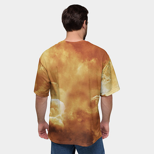 Мужская футболка оверсайз Оппенгеймер / 3D-принт – фото 4