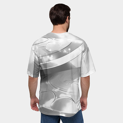 Мужская футболка оверсайз Аниме девушка в откровенном костюме / 3D-принт – фото 4