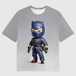 Футболка оверсайз мужская Маленький ниндзя - Япония, цвет: 3D-принт