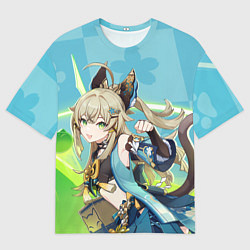 Футболка оверсайз мужская Kirara Genshin Impact, цвет: 3D-принт