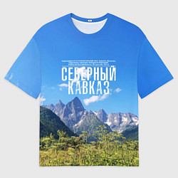 Футболка оверсайз мужская Фото гор, цвет: 3D-принт