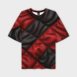 Футболка оверсайз мужская Red black luxury, цвет: 3D-принт