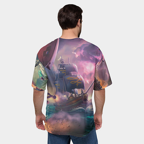 Мужская футболка оверсайз Магия Sea of Thieves / 3D-принт – фото 4
