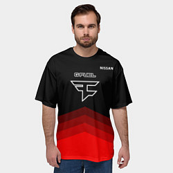 Футболка оверсайз мужская Форма FaZe Clan, цвет: 3D-принт — фото 2