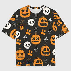 Футболка оверсайз мужская Holiday halloween, цвет: 3D-принт