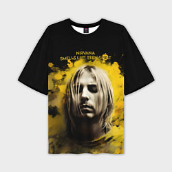 Мужская футболка оверсайз Nirvana Graffiti