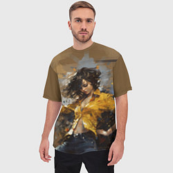 Футболка оверсайз мужская Michael Jackson - Billie Jean, цвет: 3D-принт — фото 2