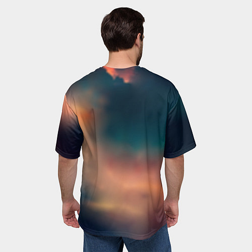 Мужская футболка оверсайз Неизвестная планета / 3D-принт – фото 4