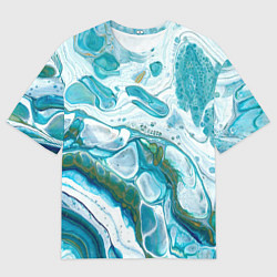 Мужская футболка оверсайз 50 Оттенков Океана