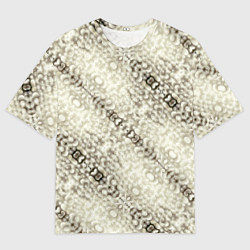 Мужская футболка оверсайз Жемчужная россыпь