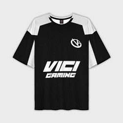 Футболка оверсайз мужская Форма Vici Gaming black, цвет: 3D-принт