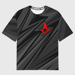 Футболка оверсайз мужская Astralis - монохромный, цвет: 3D-принт
