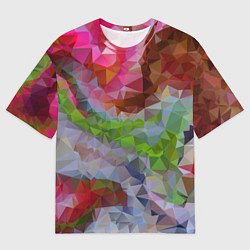 Футболка оверсайз мужская Красочный узор, цвет: 3D-принт
