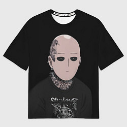 Футболка оверсайз мужская Saitama - Slipknot, цвет: 3D-принт