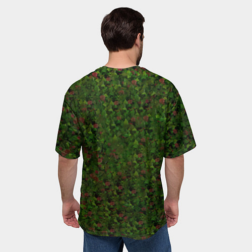 Мужская футболка оверсайз Futurama: Бендер в стиле ар-нуво / 3D-принт – фото 4