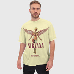 Футболка оверсайз мужская Nirvana - In utero, цвет: 3D-принт — фото 2